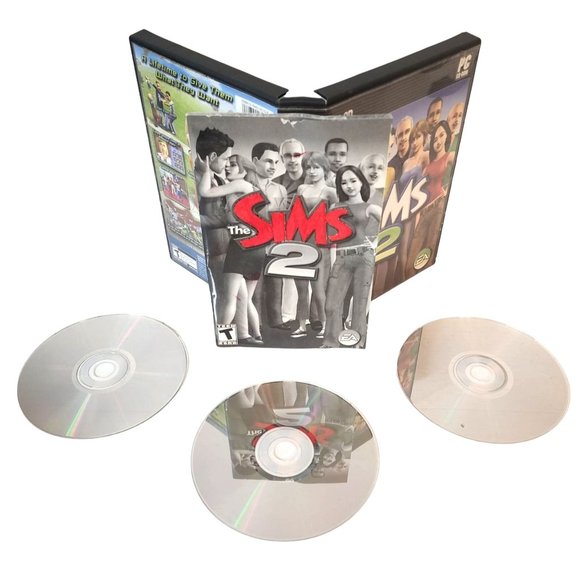 COPY - The Sims 2 2004 PC CD Rom Contains Disc 2, 3 & 4 *MISSING Disc 1* Pre-Ow… - Picture 5 of 5